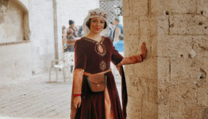 Manuela Vitulli in abito Medievale